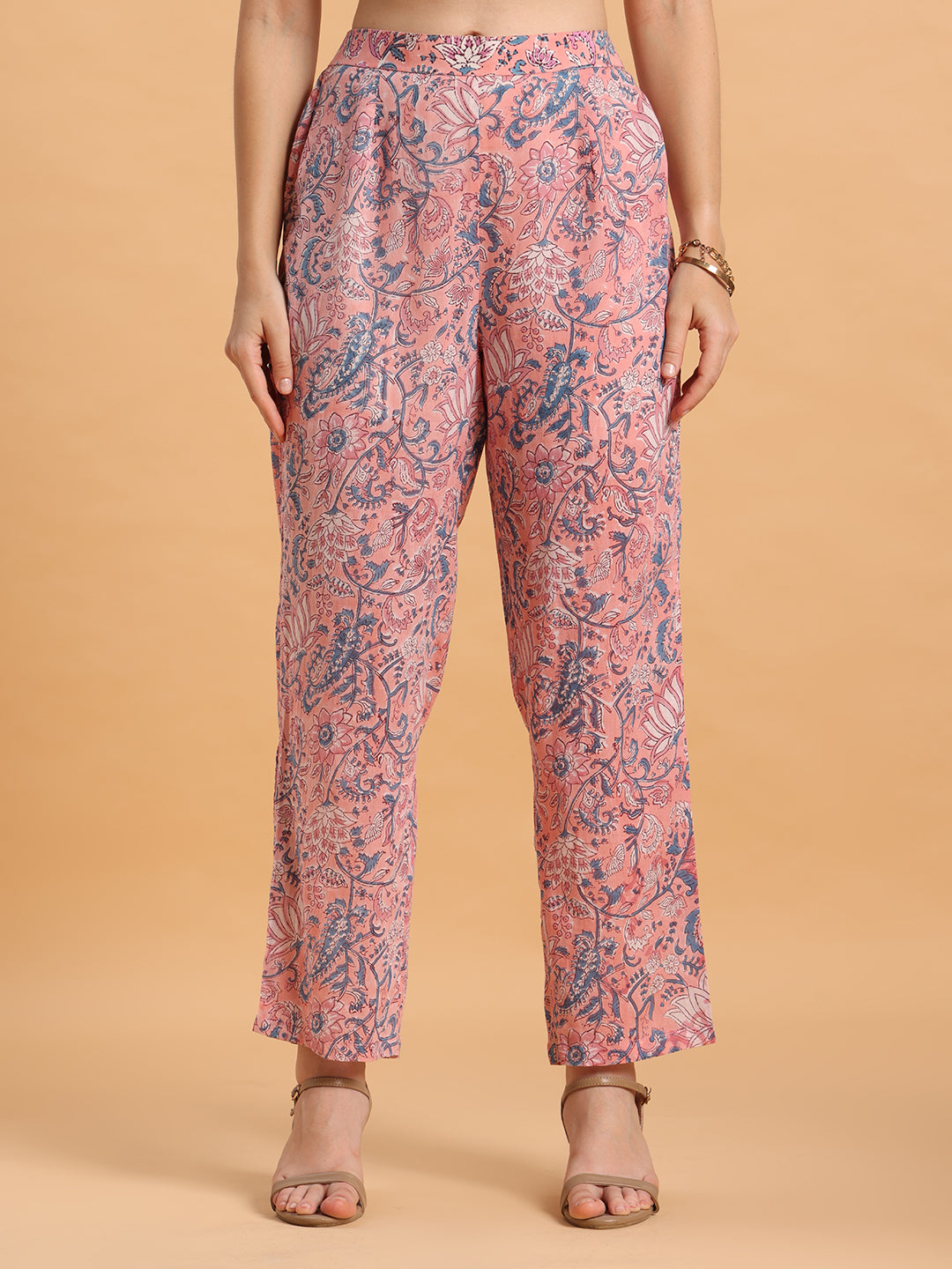 Pink Block printed co-ord