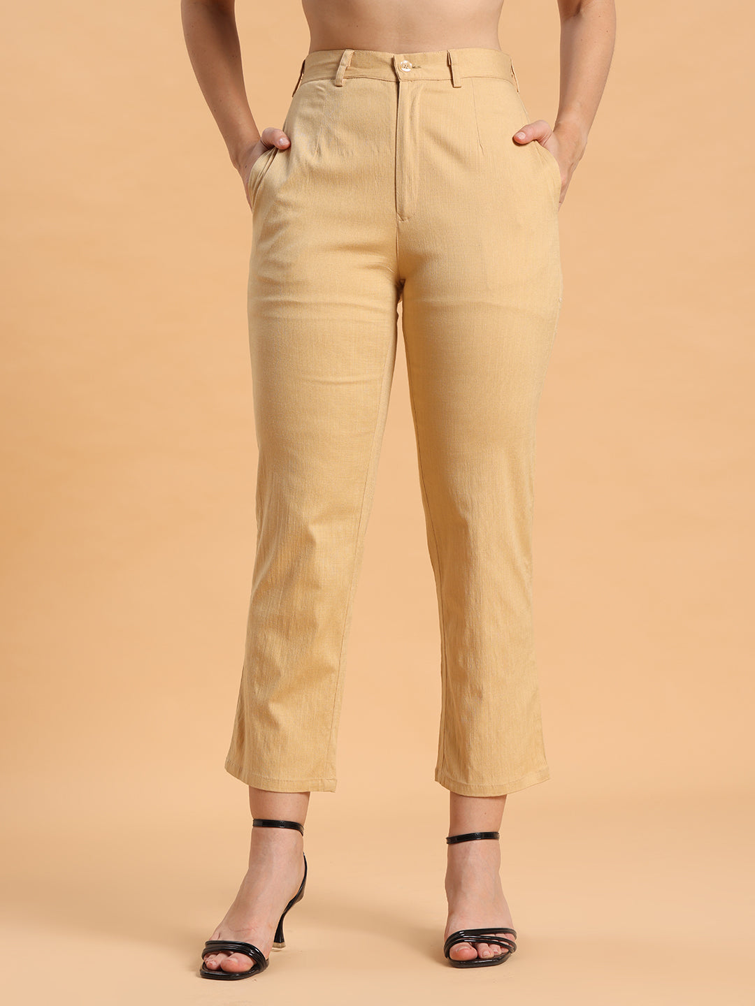 Beige Trousers