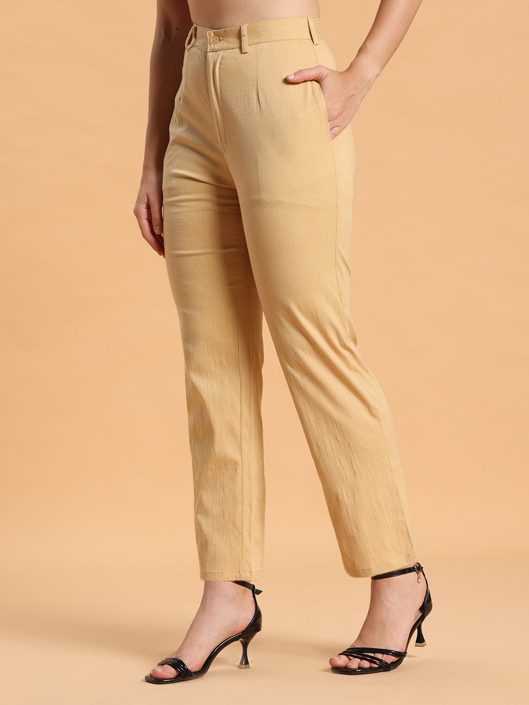 Beige Trousers