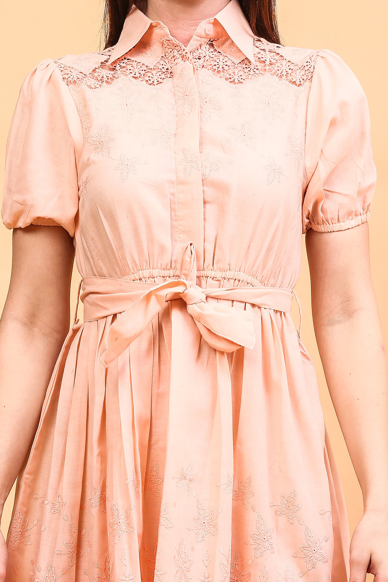 Peach Dress