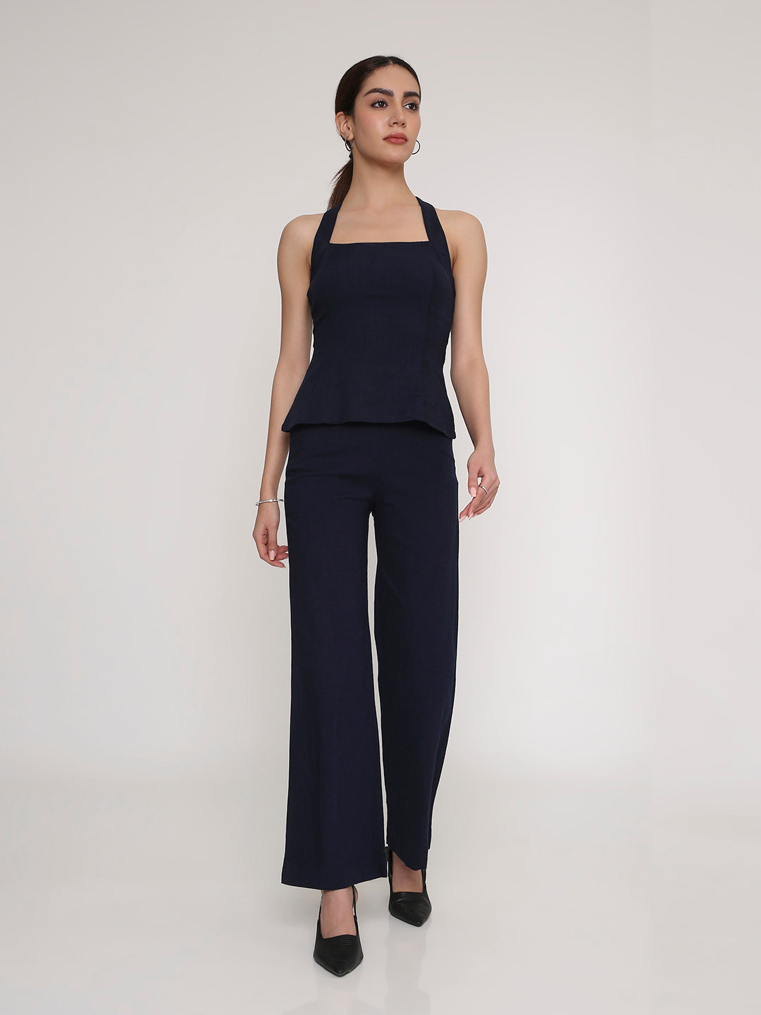 Cross-Back Top & Trouser Set