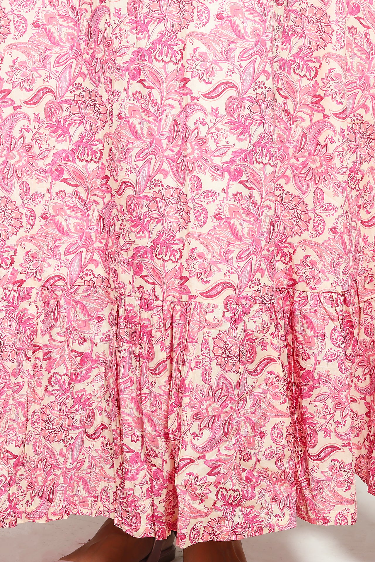 Pink Paisley Dress