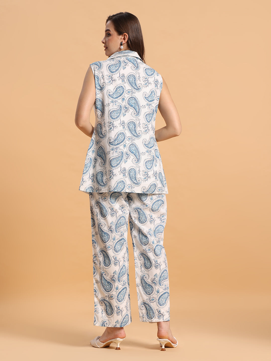 Paisley blazer set
