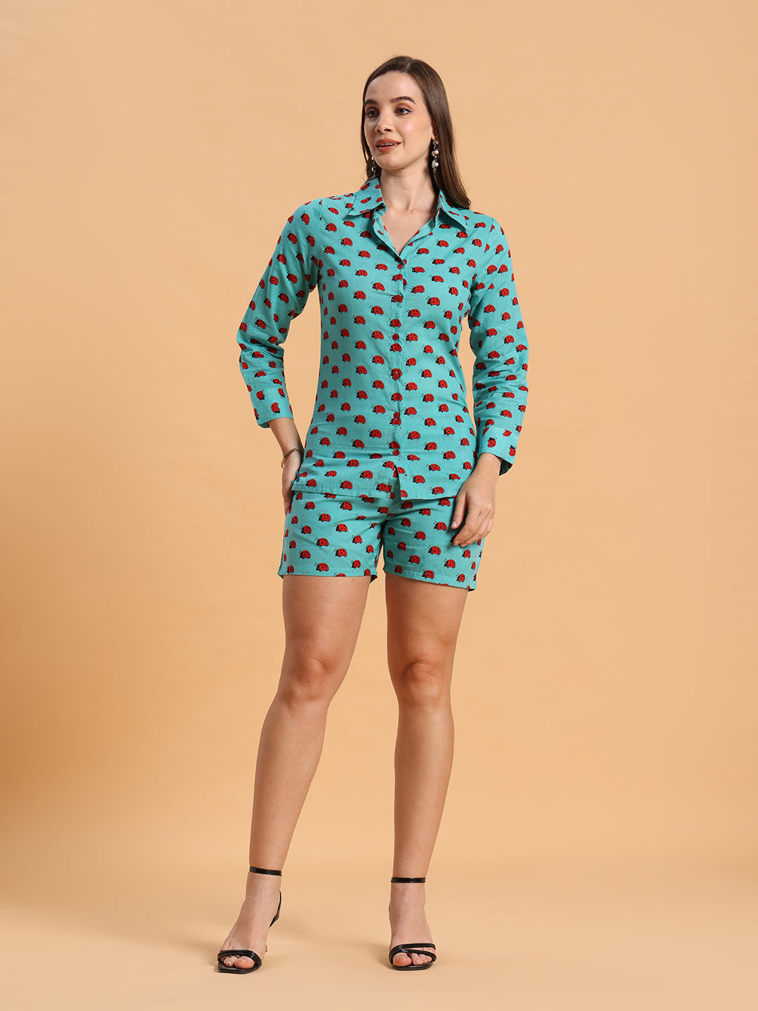 Turqiose print co-ord