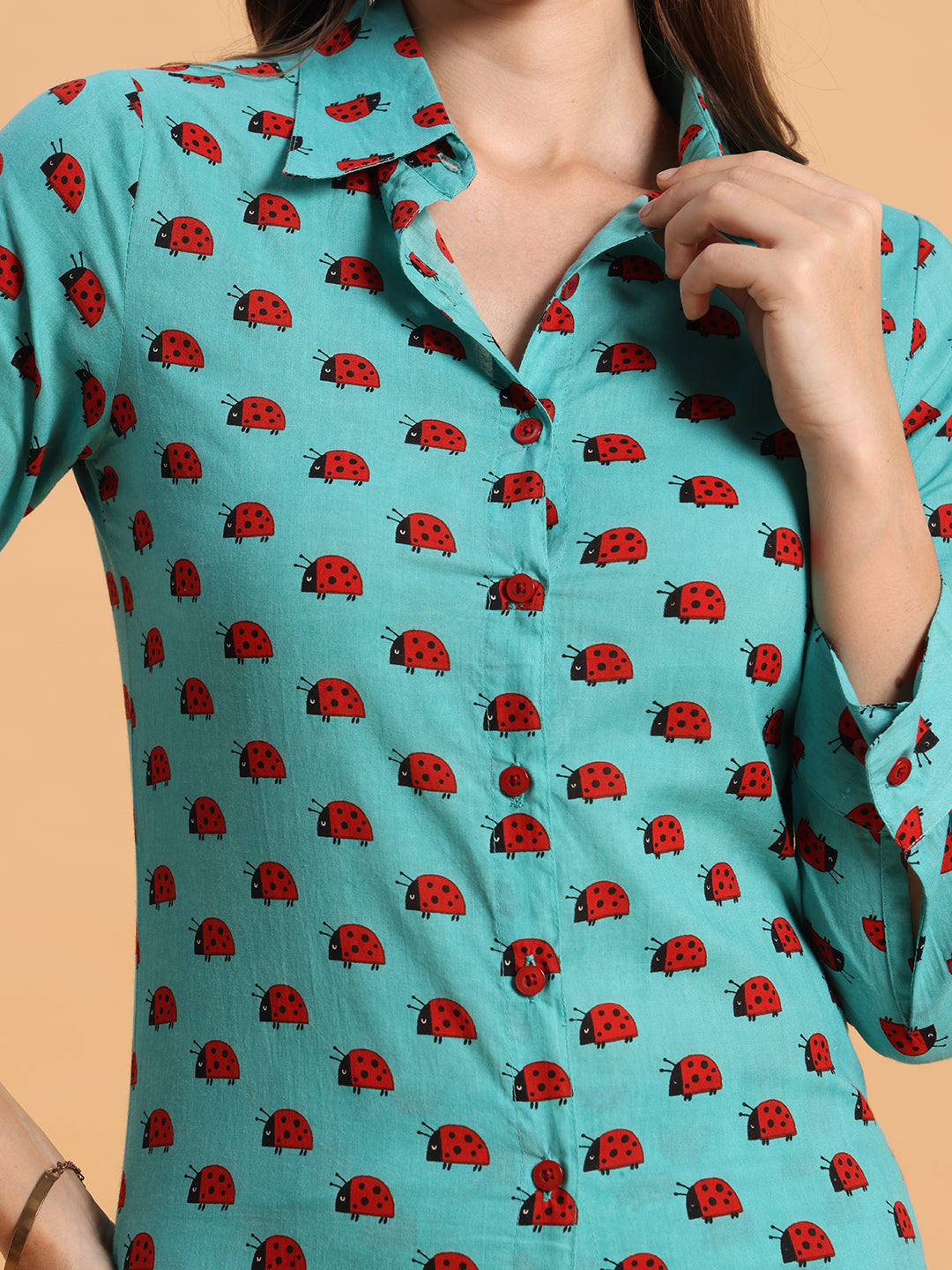 Turqiose print co-ord