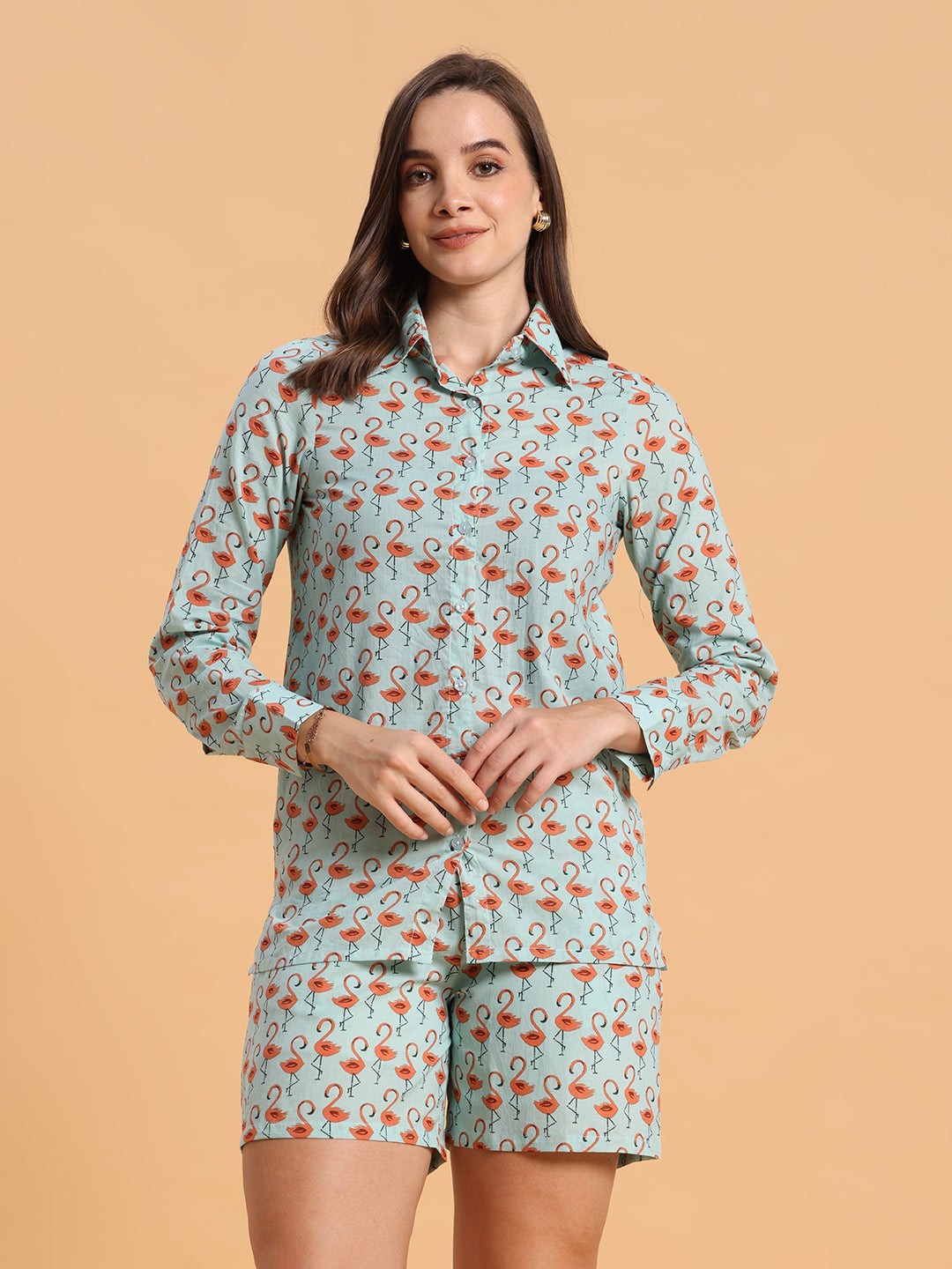 Flamingo print co-ord