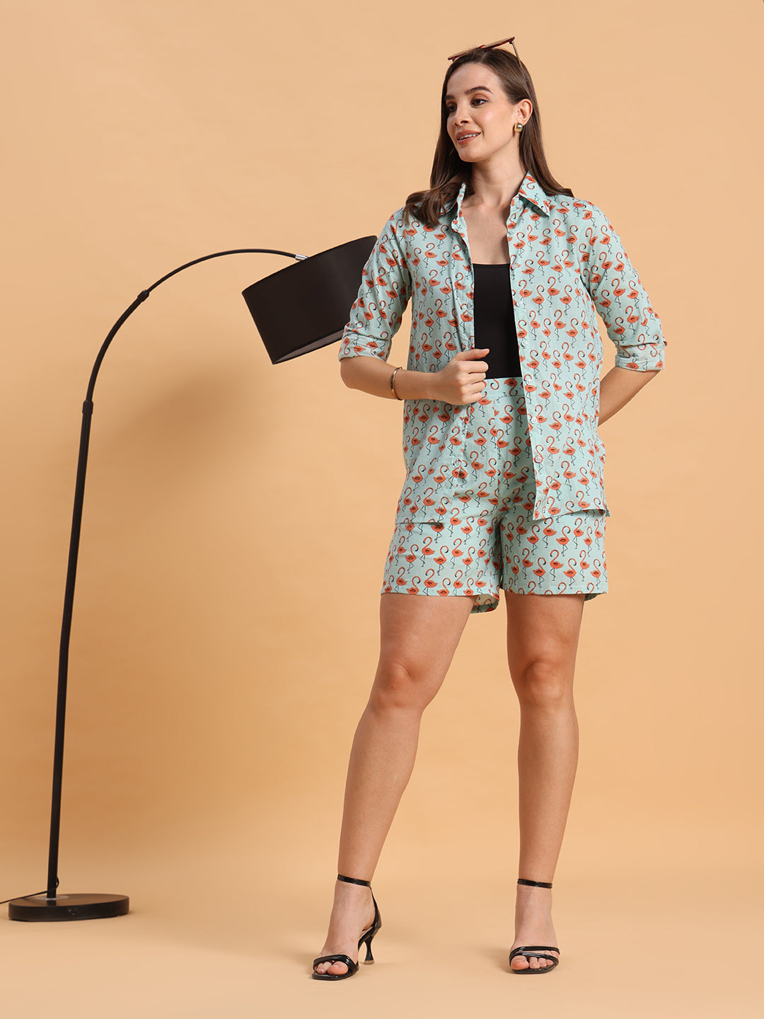 Flamingo print co-ord