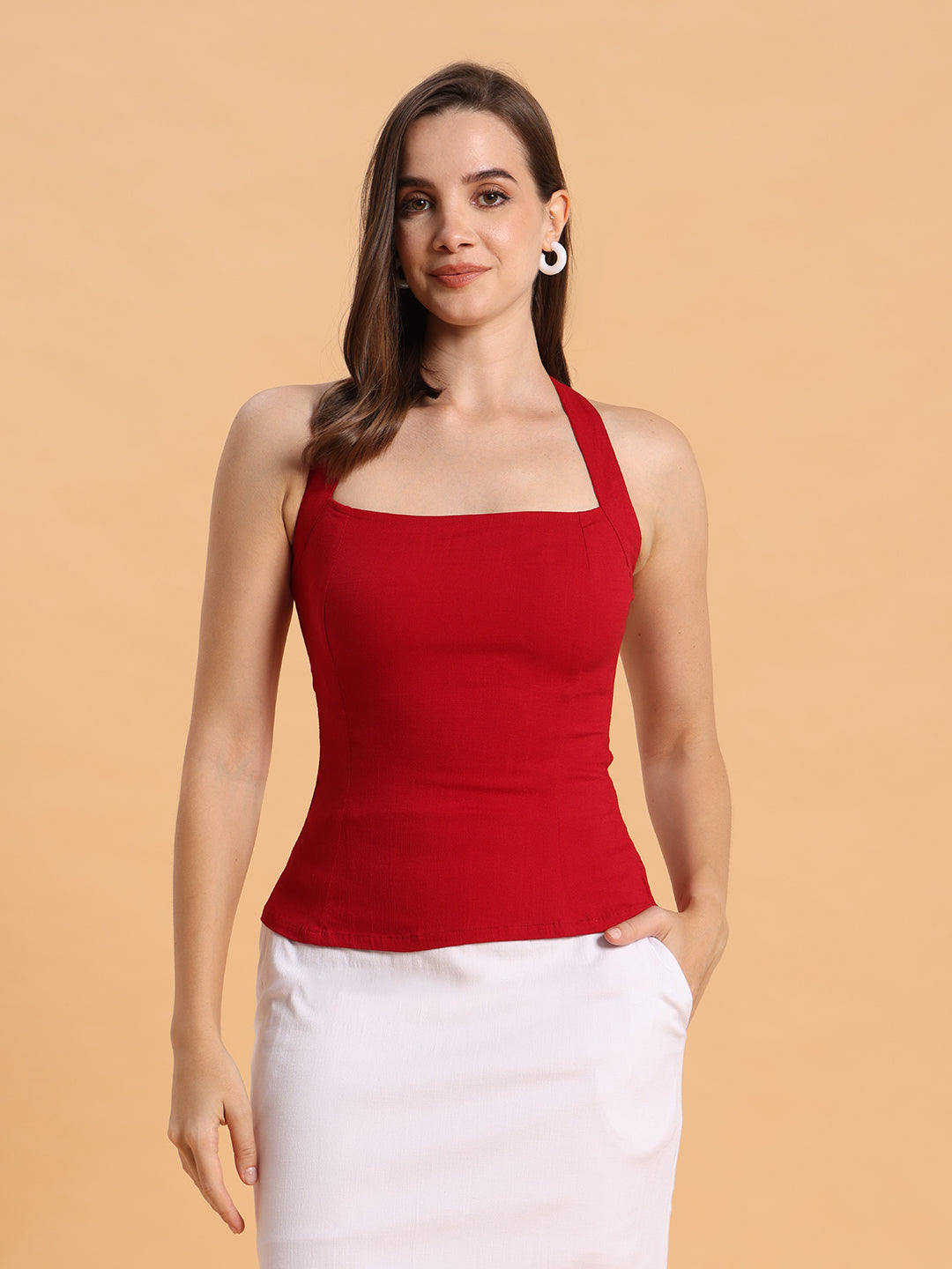 Red Top & Skirt Co-ord Set