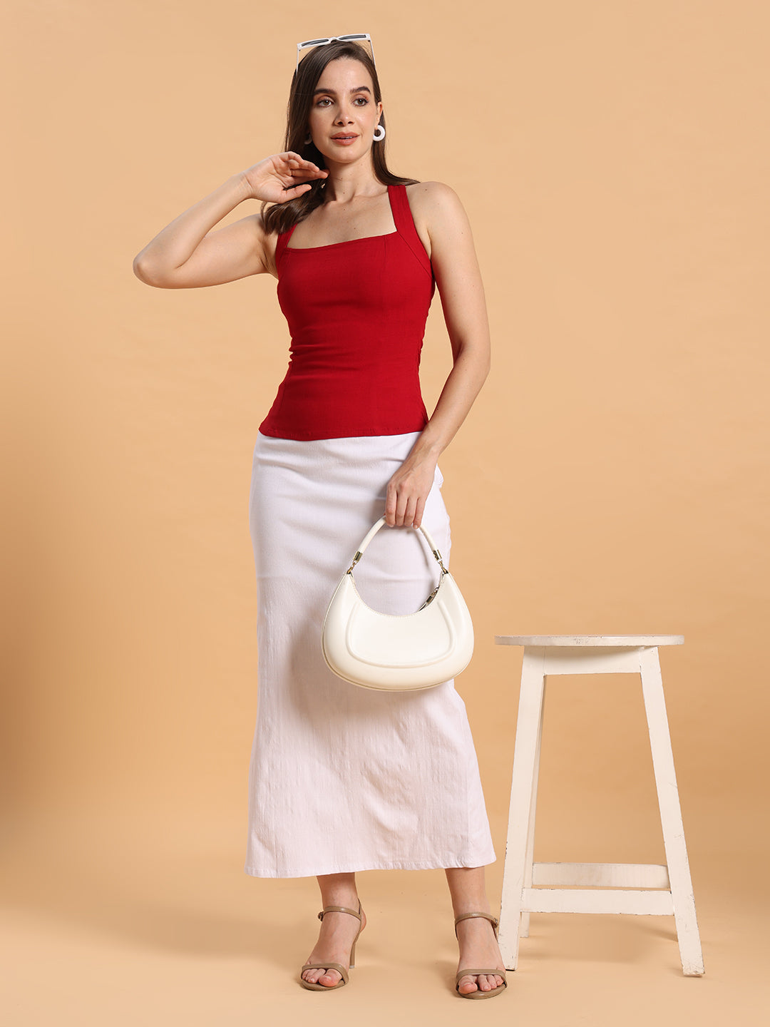 Red Top & Skirt Co-ord Set