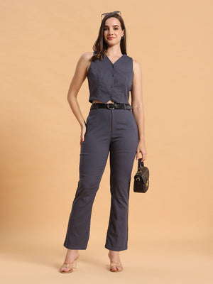 Grey Waistcoat & Trousers Co-ord