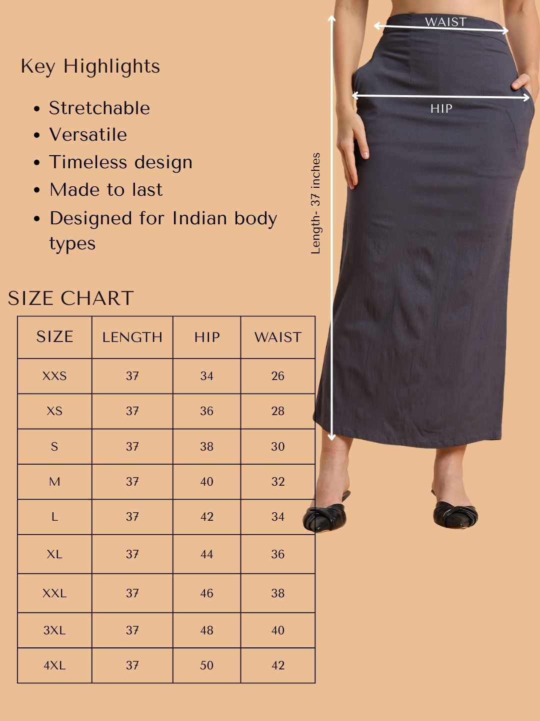 Grey Maxi skirt