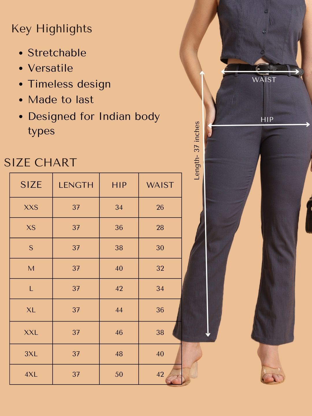 Wrap top & Trousers Co-ord