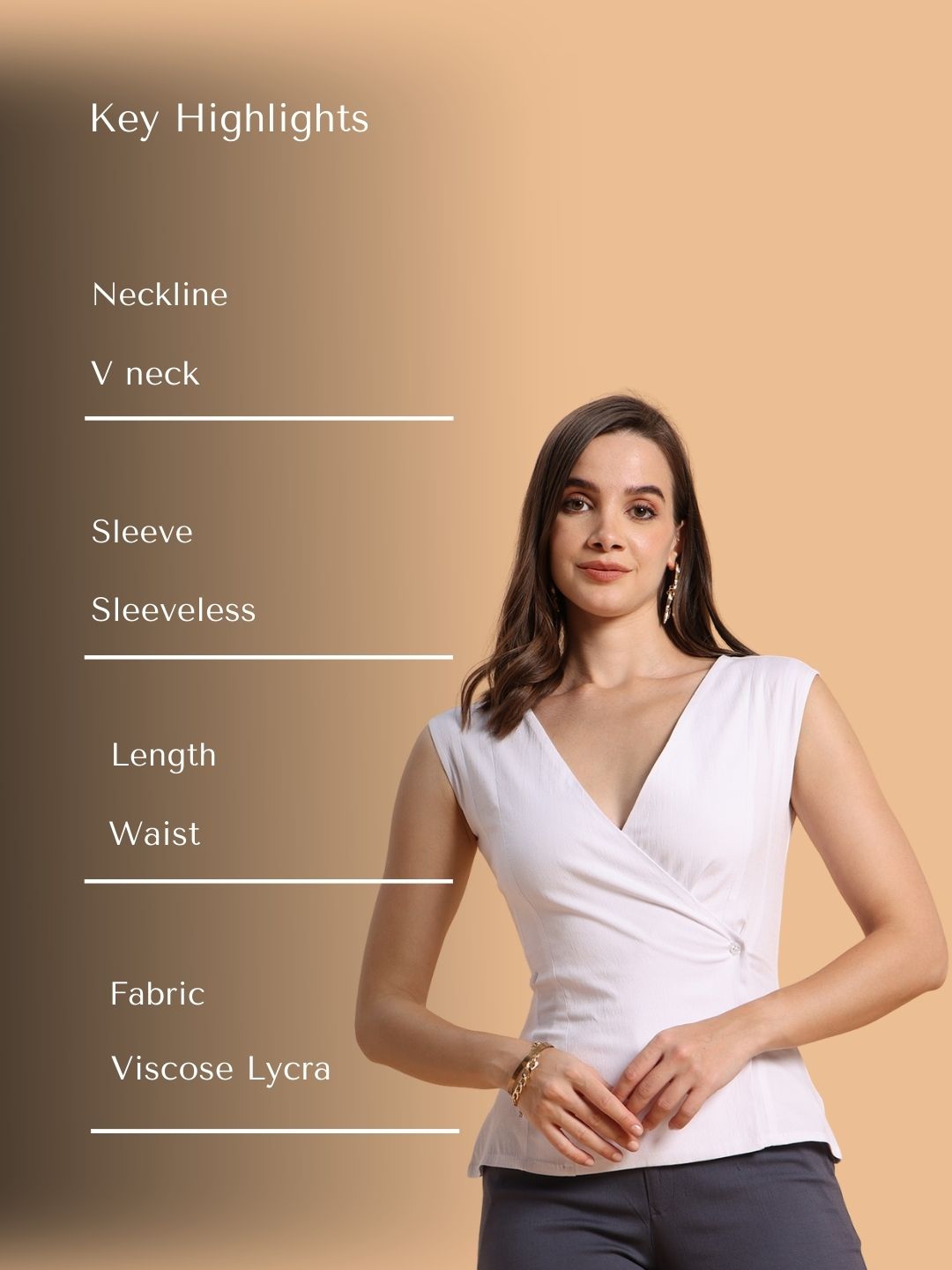 Wrap top & Trousers Co-ord