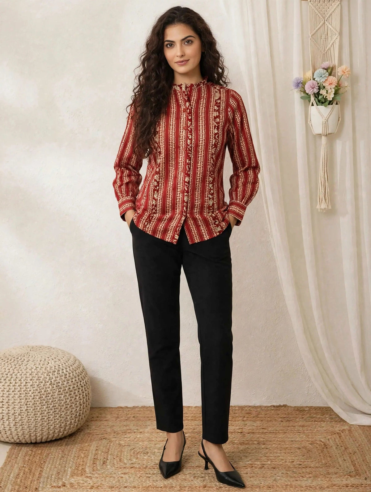 Maroon Shirt