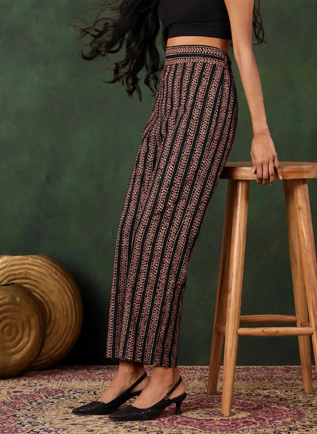 Black Flora Co-Ord