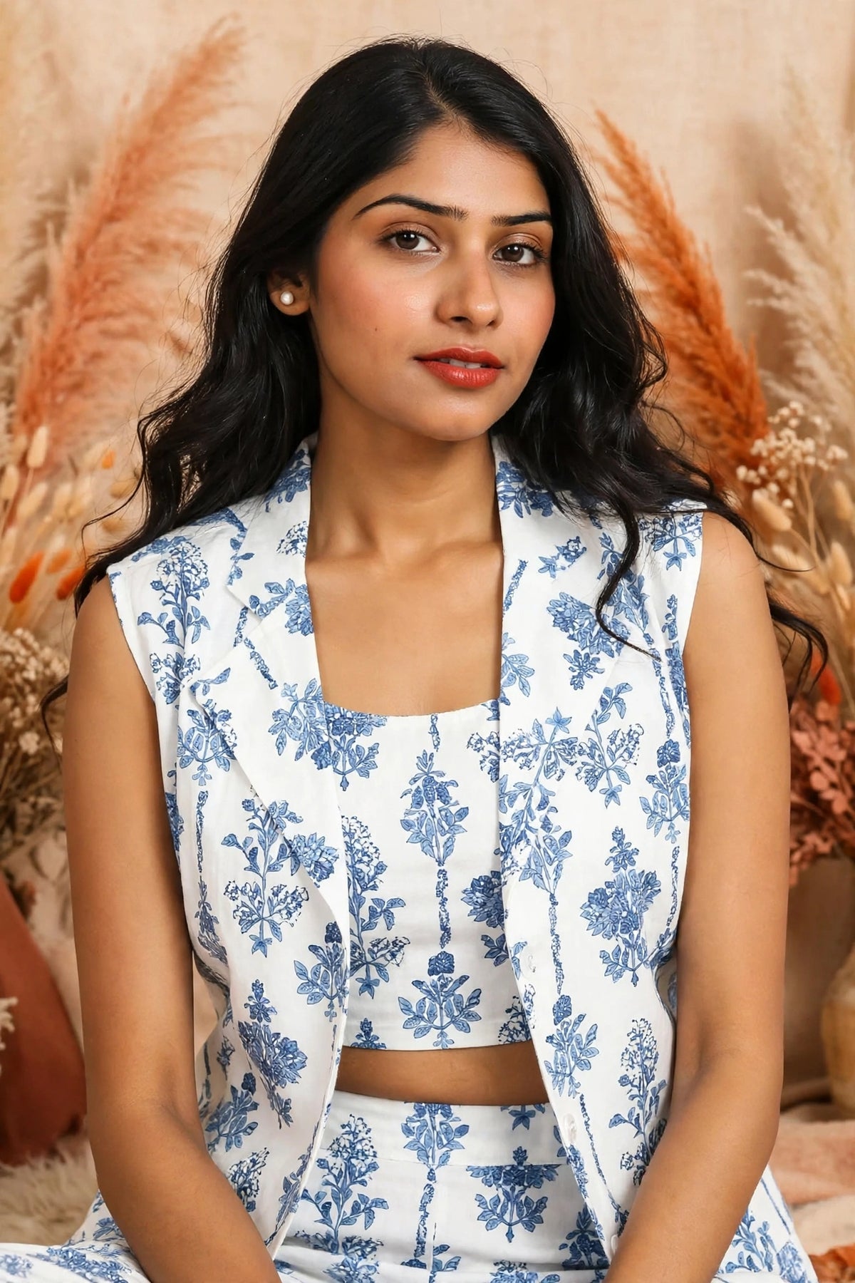 White Flora Co-Ord