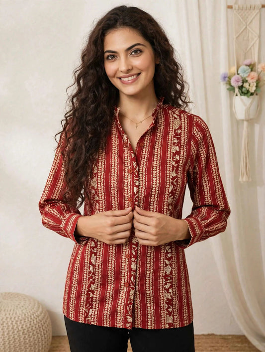 Maroon Shirt
