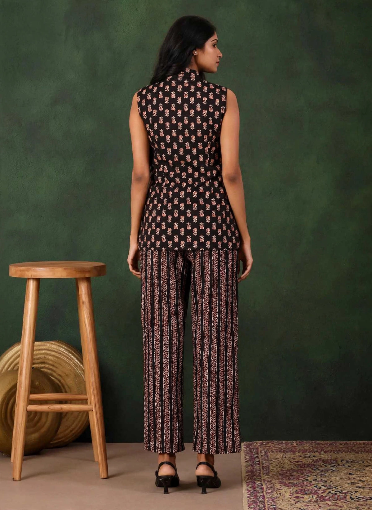 Black Flora Co-Ord