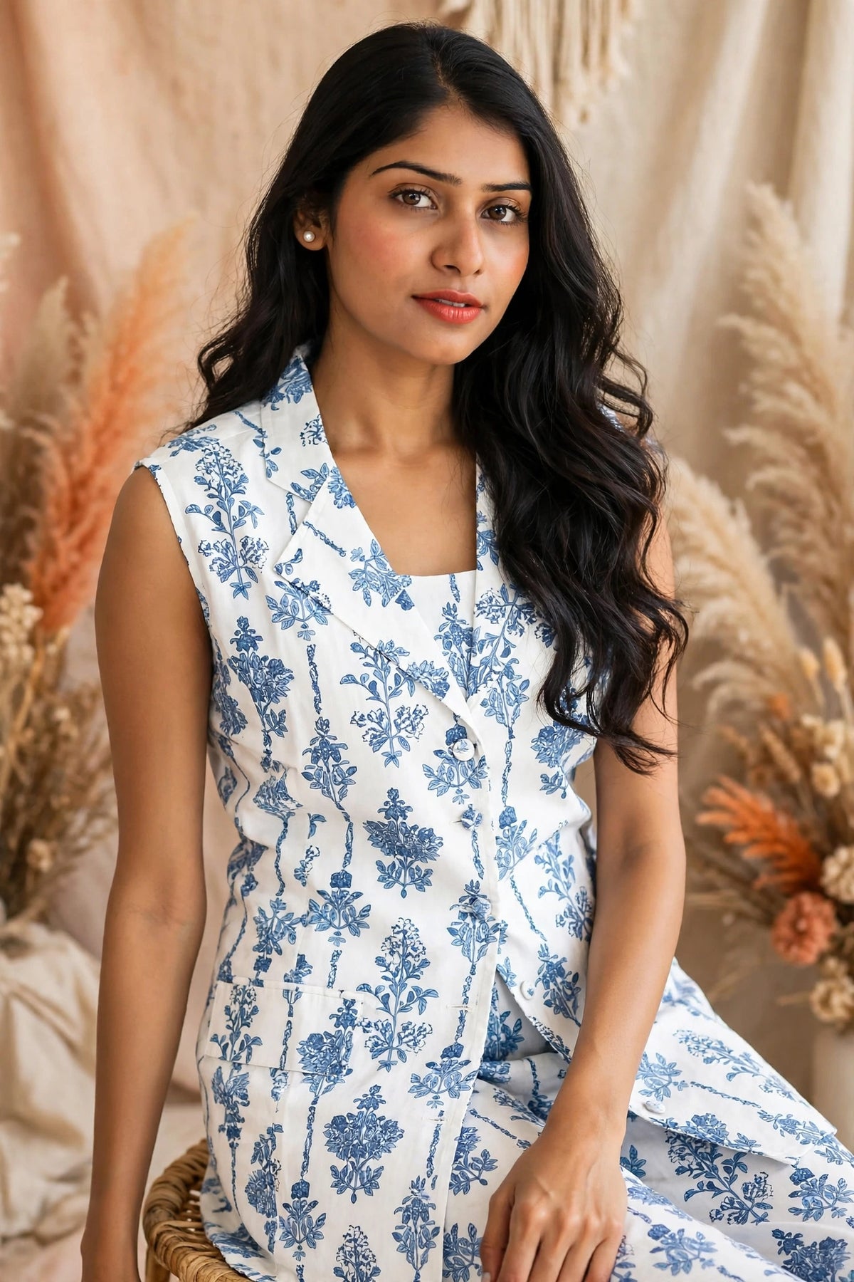 White Flora Co-Ord