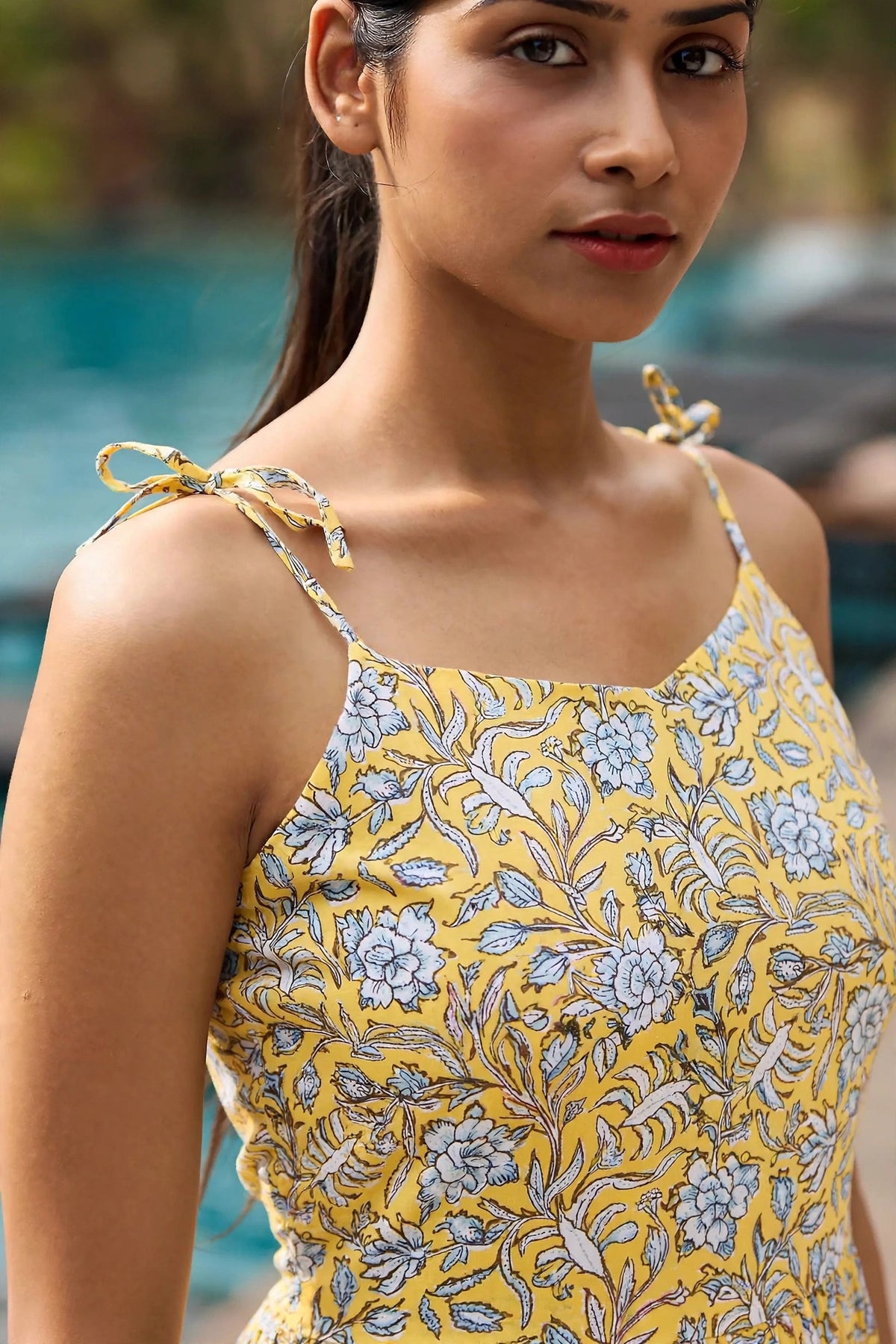 Yellow Peony Dress