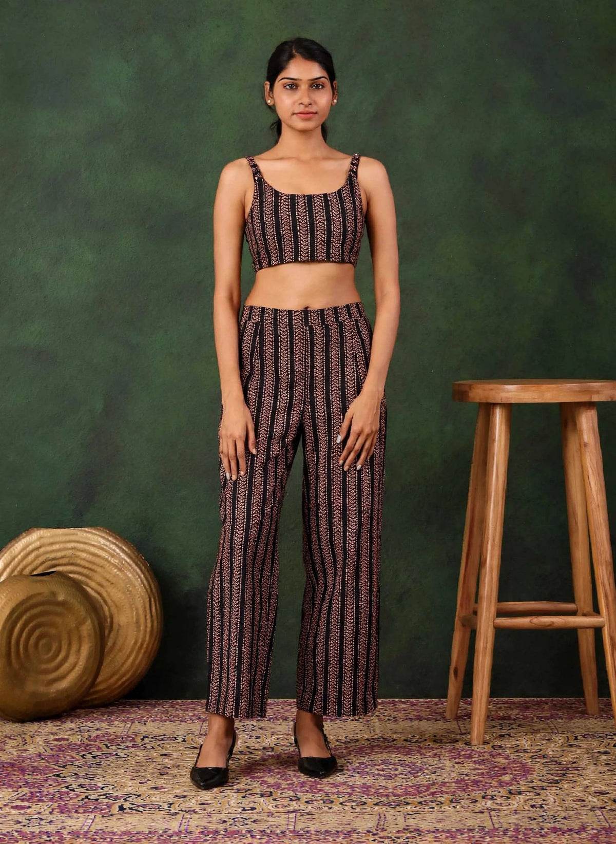 Black Flora Co-Ord