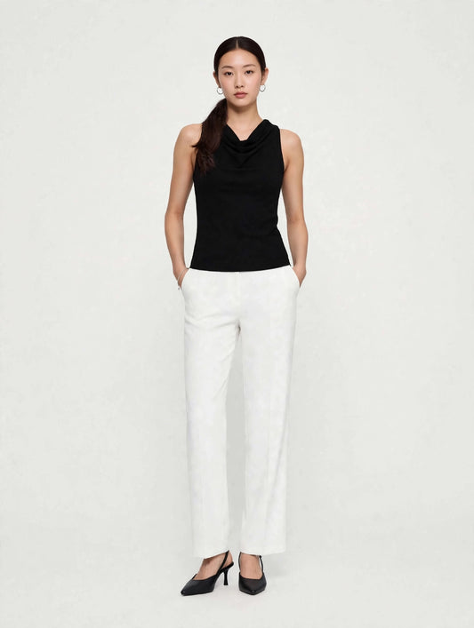 Black cowl top