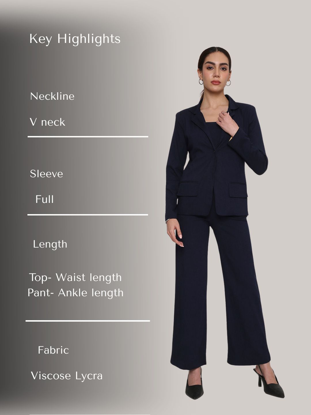 3 piece power suit set