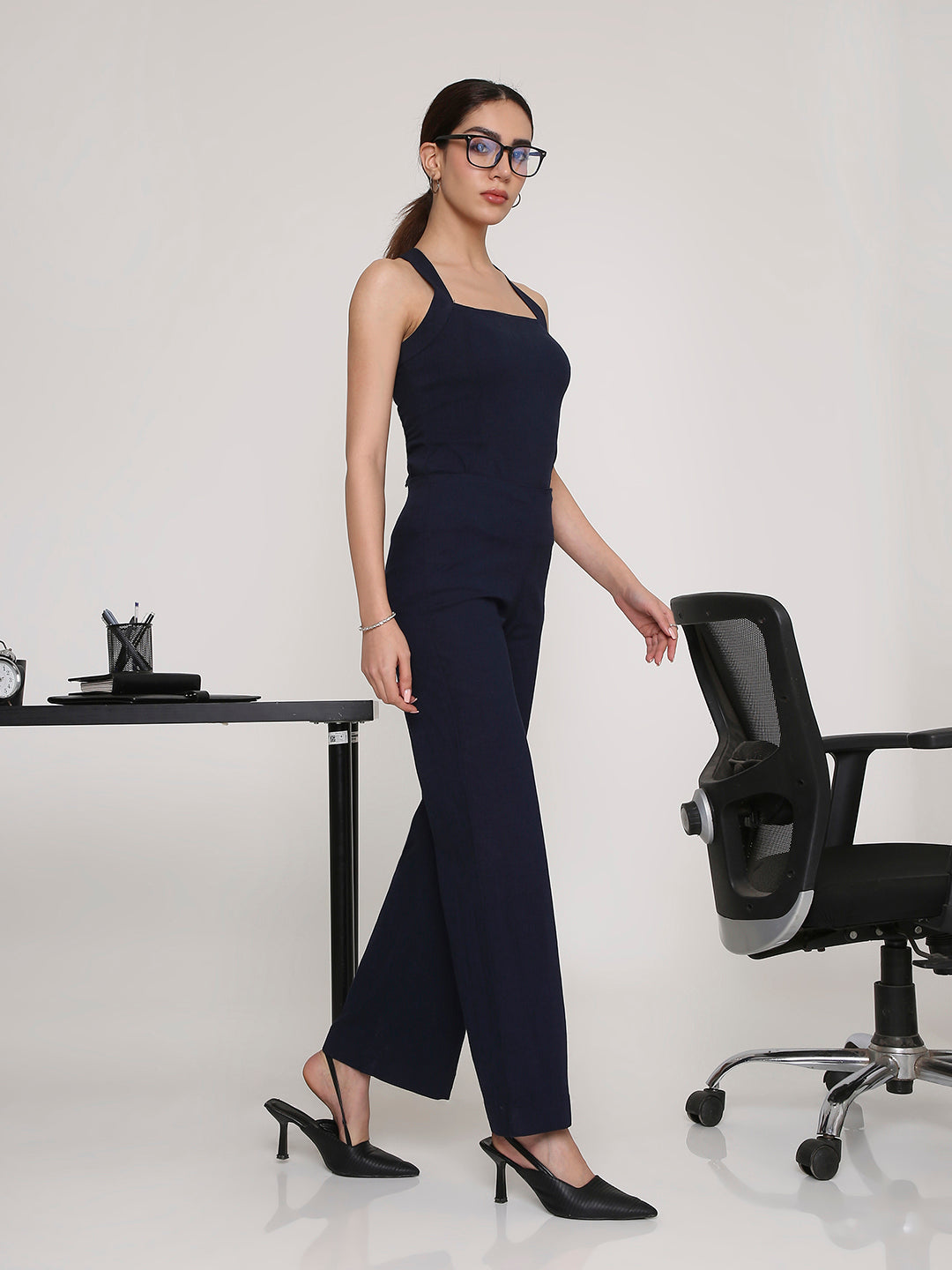 Cross-Back Top & Trouser Set