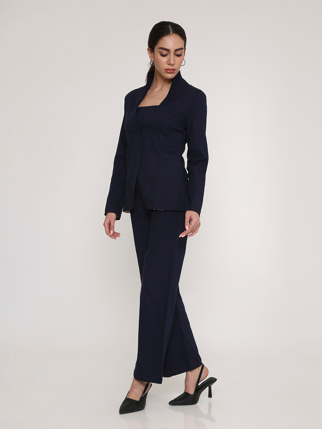 Structured Blazer, Top & Trouser Power Set