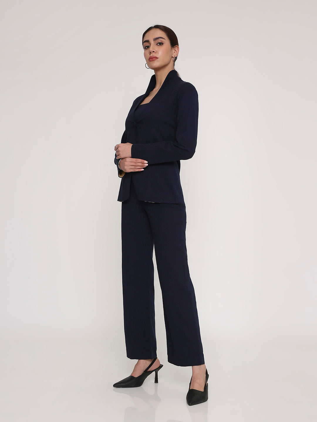 Structured Blazer, Top & Trouser Power Set