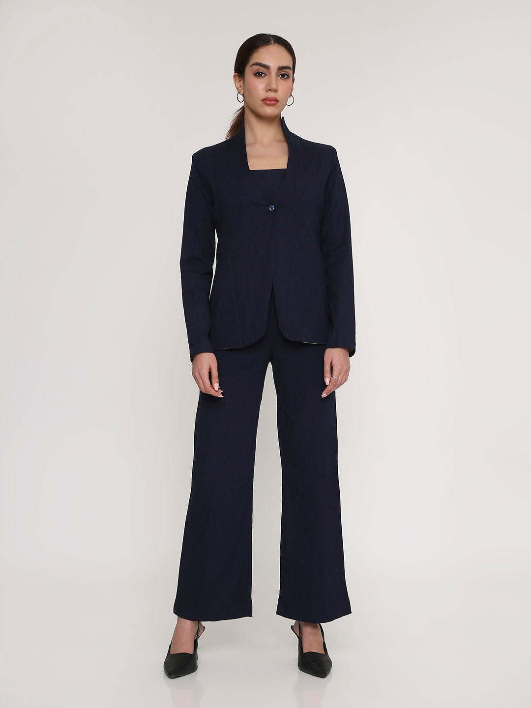 Structured Blazer, Top & Trouser Power Set