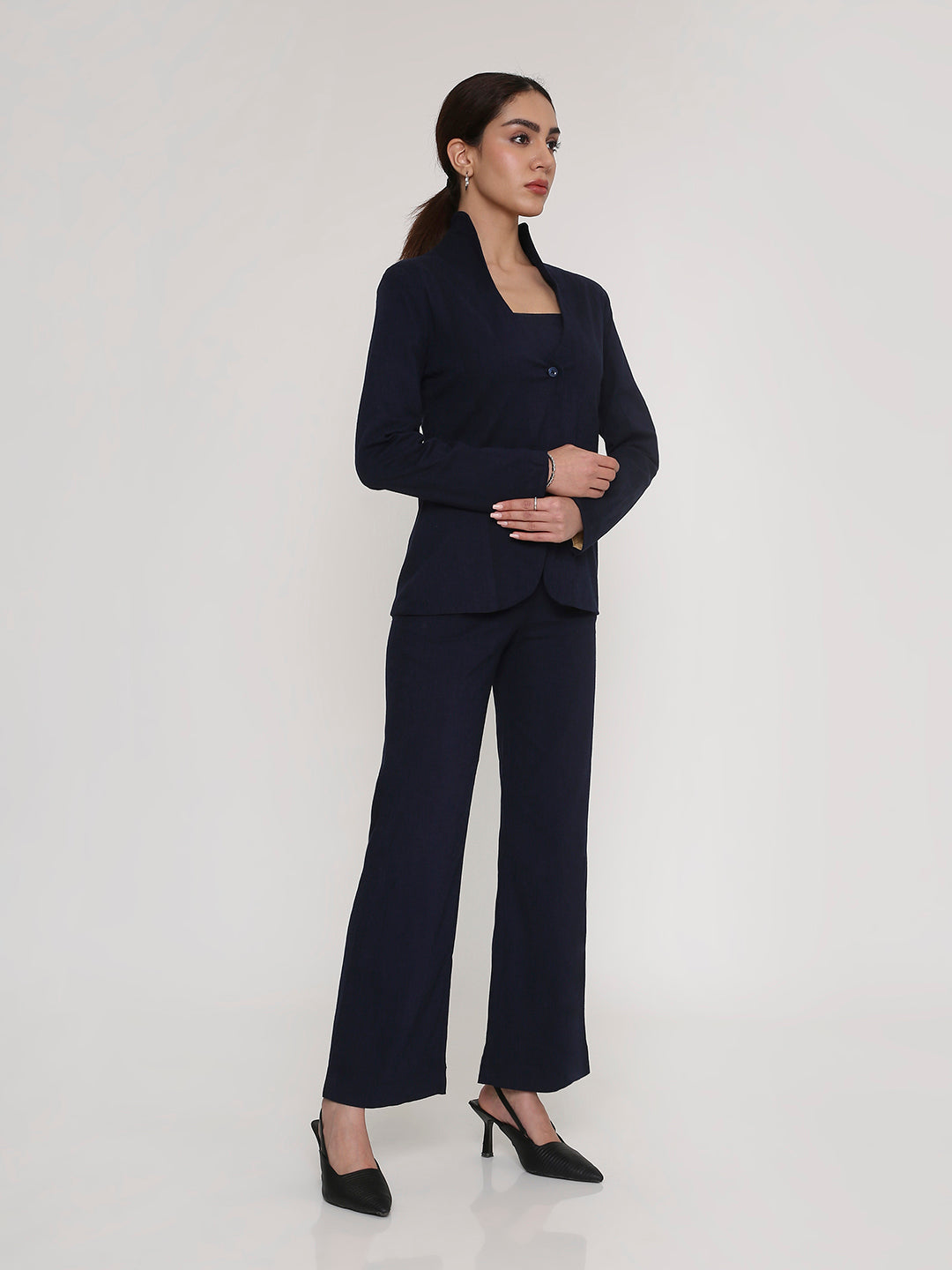 Structured Blazer, Top & Trouser Power Set