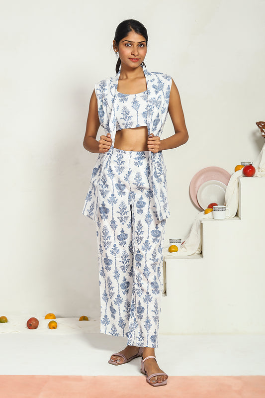 White Flora Co-Ord