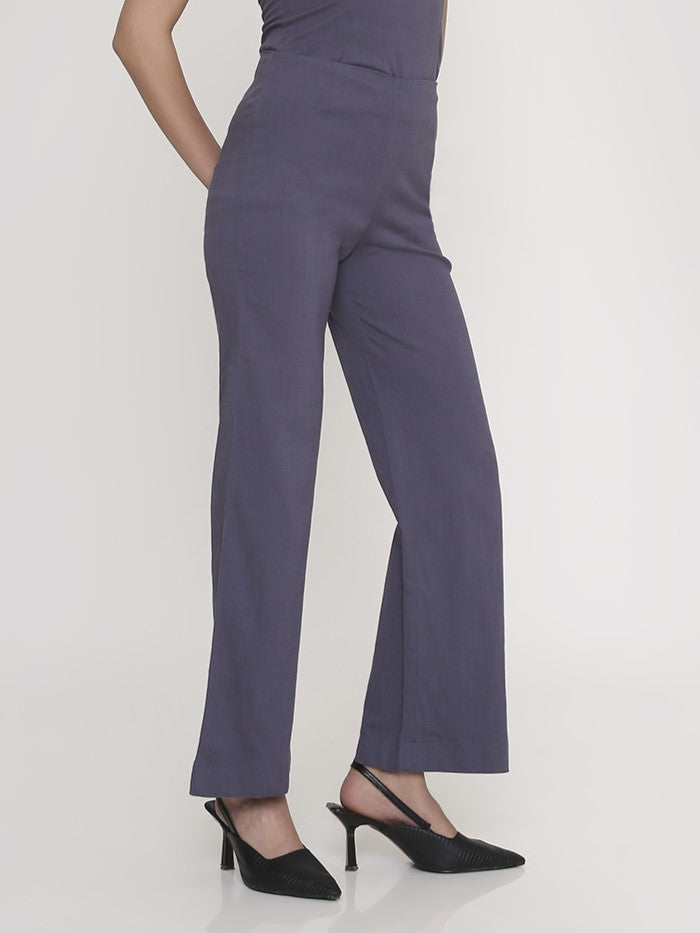 Blazer 2 pcs set panelled in grey