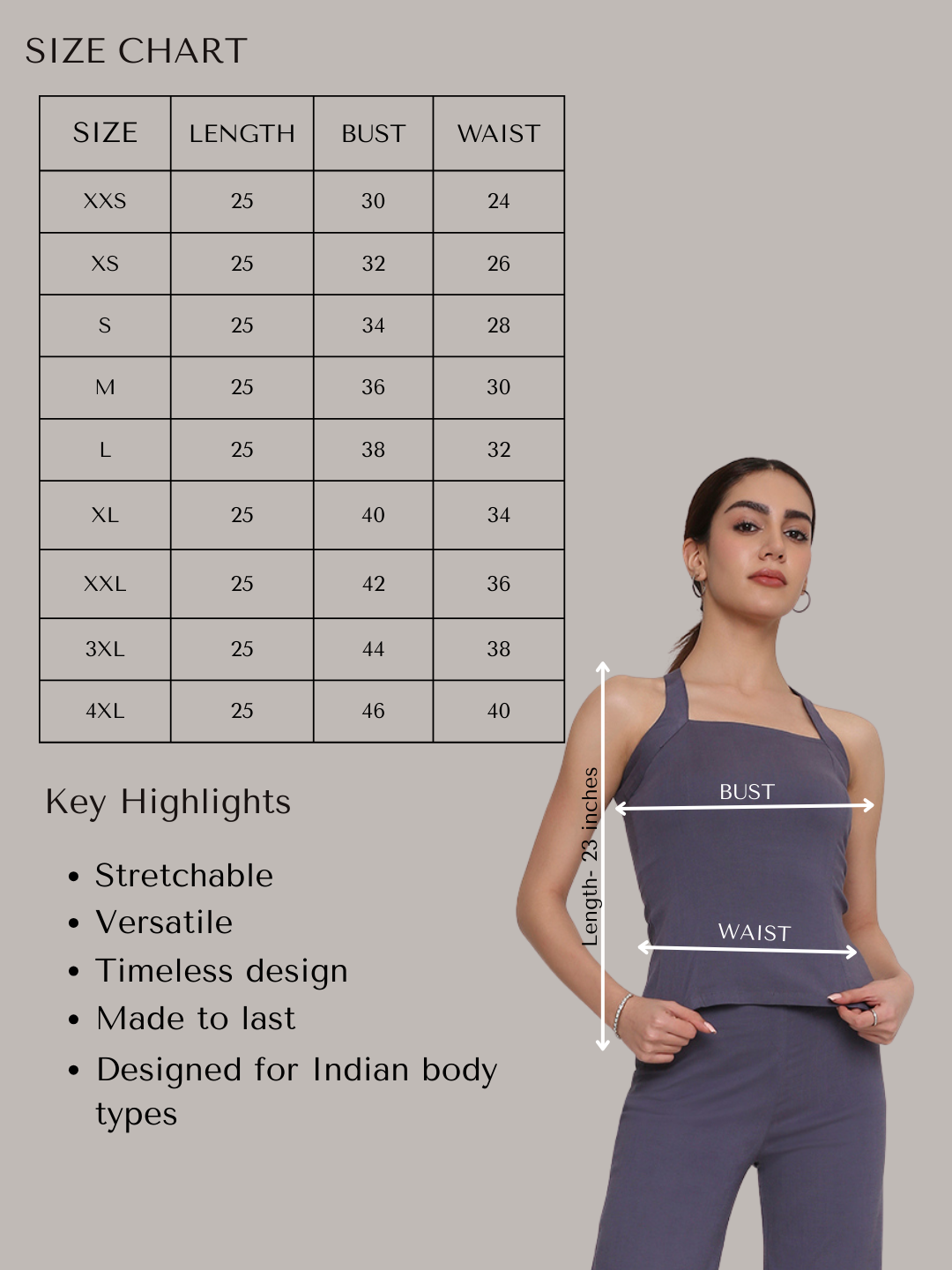 Sleek Square-Neck Co-ord Set